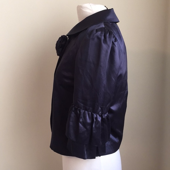 Marc Jacobs Navy Silk blend Blazer size 4 - Picture 2 of 8